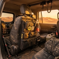 Sac de rangement tactique camouflage pour filles, pour l'organisation des bagages sur le siège arrière de la voiture, capacité 20-36L, utilisation en extérieur, X-7 TACTIFLEX