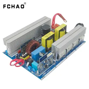 FCHAO Papan PCB untuk 1000W Pembangkit Listrik Portabel Gelombang Sinus Murni Inverter Surya DC 12V 24V Hingga 220V 230V 240V Inversor Layar LCD