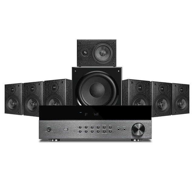 Professional 700watt 8 Channel AV Receiver 7.1ch High Power Amplifier