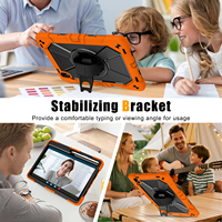 Housse de protection pour tablette industrielle, coque en silicone résistante aux chocs pour Samsung Tab S12 Plus 12,4 pouces, housses et étuis pour tablettes