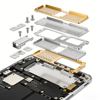 Cadres de téléphone personnalisés à faible volume, laiton, sur mesure, fabrication par usinage CNC, aluminium anodisé, pièces OEM CNC