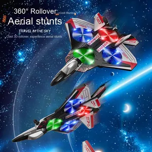2.4G điều khiển từ xa bọt máy bay chiến đấu bay không người lái tàu lượn Đồ chơi mô hình máy bay bay với camera tránh chướng ngại vật điều khiển vô tuyến đồ chơi bay - Product Image 2
