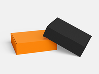 Scatola Pieghevole in Cartone Kraft Marrone Ecologica di Lusso Personalizzata con Stampa Offset e Bronzatura per Confezioni Regalo