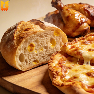 Horno de Convección Eléctrico/a Gas de Acero Inoxidable de Una Plataforma y 2 Bandejas, Horno para Hornear Pequeño para Panadería, Cafetería, Restaurante - Product Image 5