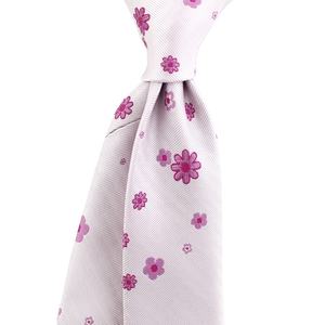 Microfibre Polyester Tissé Hommes Cravates Mince Maigre Élégant En Gros Personnalisé Blush Rose Couleur Fuchsia Floral Style Chinois <span class=keywords><strong>Cravate</strong></span> - Product Image 3