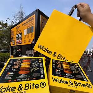 Bolsa de Papel Kraft Desechable Ecológica y Resistente a la Grasa para Envasado de Comida Rápida, para Sándwiches, Pollo Frito y Hamburguesas - Product Image 6