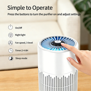 Mini purificateur d'air de table pour chambre à coucher, petit purificateur d'air pour petite pièce avec aromathérapie - Product Image 4