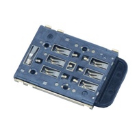 Type Push Pull SMT étanche à 7 broches H = 7.38mm avec connecteur de carte Nano Sim Cato Tray