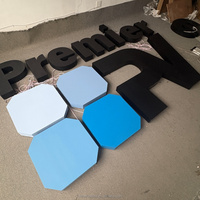 Letrero Comercial Personalizado 3D de Acero Inoxidable con Retroiluminación LED para Empresas y Hospitales, Letrero de Pared Exterior Impermeable con Módulos LED