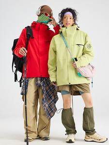 Veste d'extérieur d'usine pour <span class=keywords><strong>femme</strong></span>, trois-en-un, détachable, coupe-vent, imperméable, avec doublure polaire chaude, pour homme, idéale pour la montagne - Product Image 1