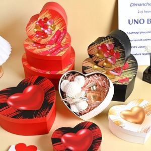 Customized Christmas Love Three-Piece Gift <b>Storage</b> <b>Box</b> <b>Paper</b> <b>Box</b> - Product Image 3