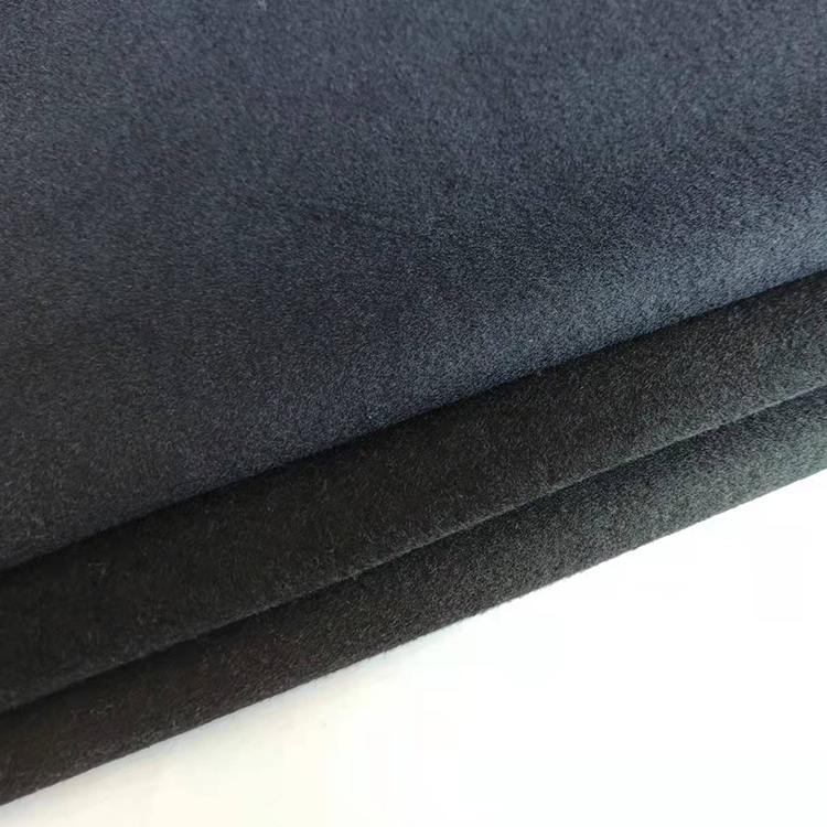 В наличии 70 шерстяная ткань черная 520 GSM простая устойчивая шерстяная ткань для пальто костюмов