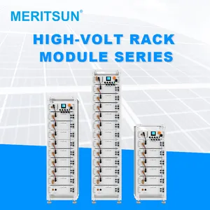 Meritsun Hoogspanning Ess Lifepo4 Batterij Rack-Gemonteerde Lithium-Energie Oplossing Voor Industriële En Commerciële Energie