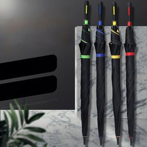 Parapluie de golf personnalisé à ouverture automatique, cadeaux promotionnels, tissu pongé résistant au vent, imperméable, double couche, avec logo - Product Image 2