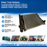 Radiateur de réservoir d'eau pour engins de construction 2485B280 2485B222 2485B262 2485B263 pour 404D-22 404D-22T 1104C-44