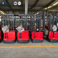 Chariot élévateur à conducteur marchant entièrement électrique de 1,5 tonne avec batterie sans entretien