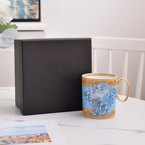 Mug et tasse à lait de luxe en porcelaine osseuse nordique, écologiques, avec coffret cadeau pour cadeaux d'affaires – Collection Fabricant's Palace - Product Image 4