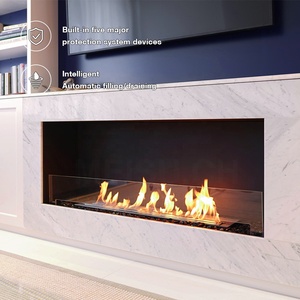 <span class=keywords><strong>Cheminée</strong></span> <span class=keywords><strong>à</strong></span> bio<span class=keywords><strong>éthanol</strong></span> intégrée é<span class=keywords><strong>l</strong></span>égante MEISU.CH en coton <span class=keywords><strong>à</strong></span> haute densité, <span class=keywords><strong>à</strong></span> combustion d'alcool, pour intérieur, avec pierres - Product Image 3