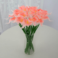 Moderne stijl, hoge kwaliteit, enkele Calla-lelie, multicolor, realistische kunstmatige tulp, populaire aanbieding voor afstuderen