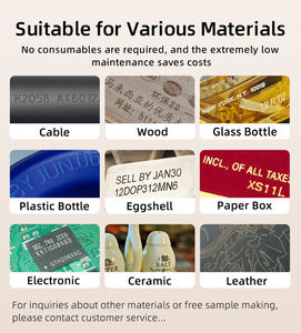 Fábrica al por mayor 3W 5W 10W 20W Máquina de marcado láser UV de alta velocidad Marcado en PC mental ABS PVC para línea de fábrica - Product Image 3