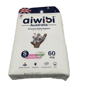 AIWIBI usa e getta pannolini per bambini di qualità premium a prezzi accessibili prezzo super soft diretta da pannolini di fabbrica