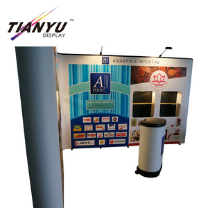 ตู้แสดงสินค้าแบบโมดูลาร์3ม. X 3ม. ออกแบบได้ตามต้องการตู้แสดงสินค้าแบบพกพา - Product Image 3