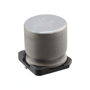 Distribuidor Autorizado, Condensador SMD de Aluminio de 2.2 uF, Montaje en Superficie, 35NSKV2.2M4X5.5, 20%, 35V - Product Image 1