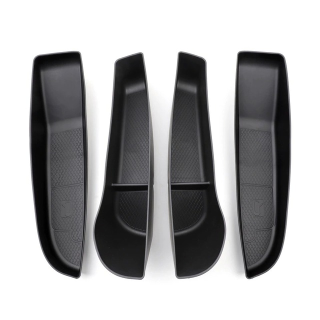 Suitable for Tesla Model 3 2023 Door Slot Storage Box Car Modification AccessoriesOrganize Phone Keys Charging Cables Coins