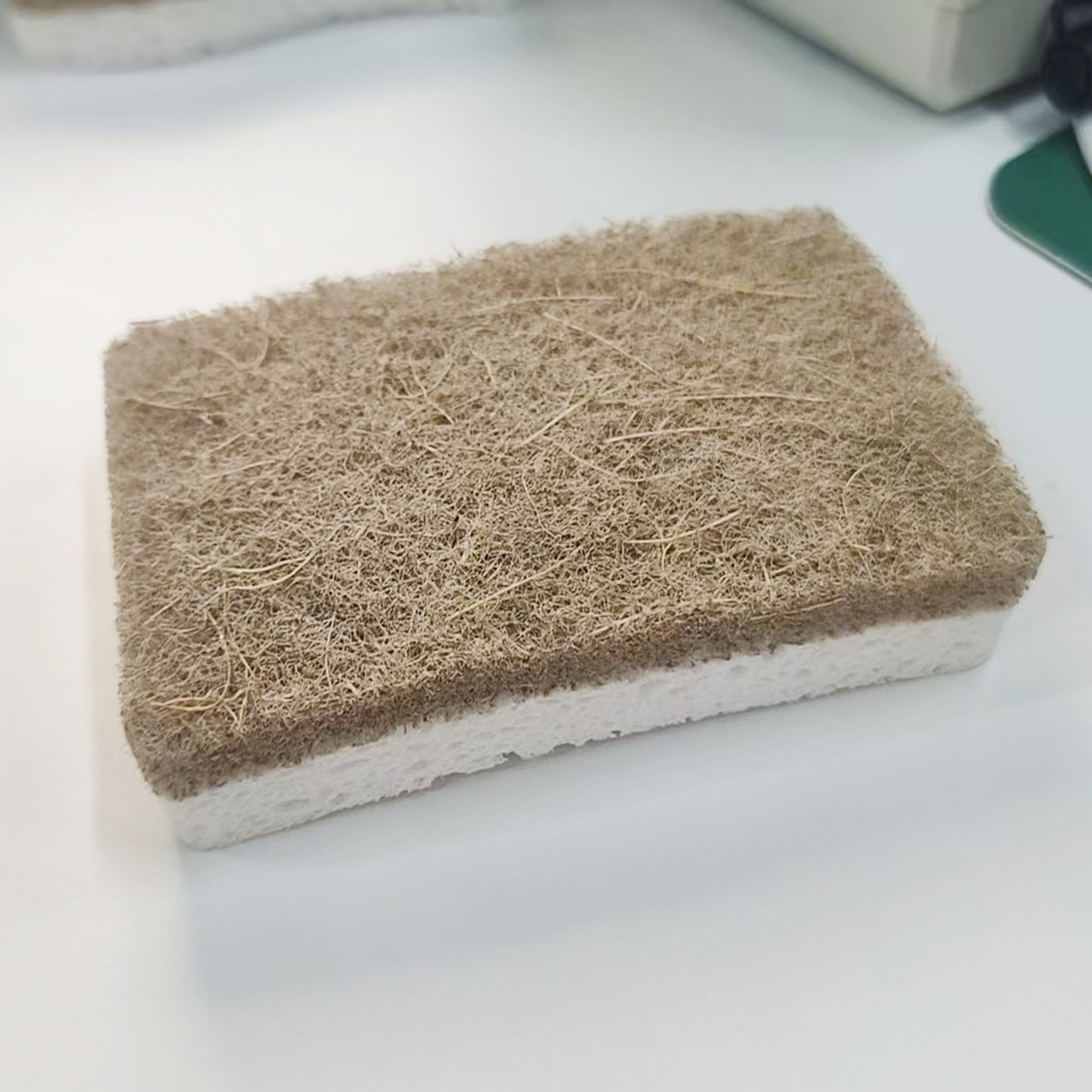 Light brown sisal beige wood pulp cotton (non-porous) [rectangular]