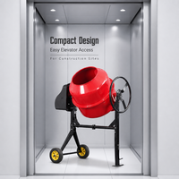 Bétonnière électrique portable 140L 160L pour la construction et les petits chantiers