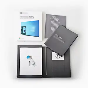 Grosir Win 10 Pro USB kotak ritel multibahasa 6 bulan garansi Win 10 Pro USB paket penuh pengiriman cepat