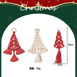 Decorazioni da Parete Boho, Ornamenti Natalizi in Macramè, Regali di <span class=keywords><strong>Natale</strong></span>, Accessori per Decorazioni - Product Image 6