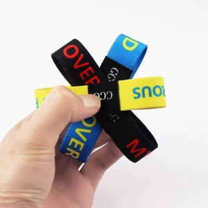Pulseras Deportivas Elásticas Personalizadas con Logotipo Impreso en Tela de Alta Calidad - Product Image 2