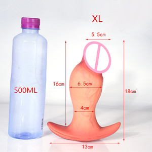 Masturbateurs Plug Anal Cage de chasteté Liuid Silicone Anal godemichet Anal Sax jouets pour homme masseur de Prostate mâle - Product Image 5