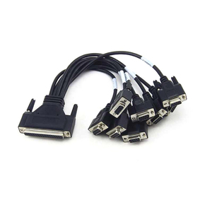 0.3M Đen <span class=keywords><strong>db62</strong></span> 8 <span class=keywords><strong>DB9</strong></span> đến cáp nam 9C * 28AWG - Product Image 2