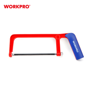 Sierra de Arco WORKPRO de 6 Pulgadas, Sierra de Acero <span class=keywords><strong>con</strong></span> Hojas de Sierra Reemplazables y Sierras de <span class=keywords><strong>Inglete</strong></span> Metálicas, Sierra Manual Multifunción para Metal y Madera - Product Image 1
