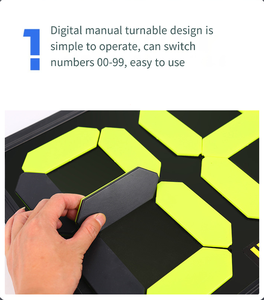 Tablero de visualización de fútbol electrónico de dos lados NumberDisplay Sports Football <span class=keywords><strong>Score</strong></span> Tablero de sustitución electrónica Fútbol - Product Image 6