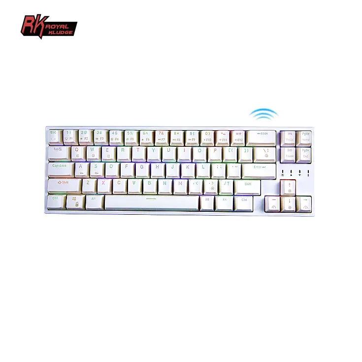 Royal Kludge RK871 RK G68 wireless gaming keyboard mechanical keyboards teclado clavier gamer RK68 plus