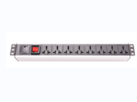Armoire de données 8 voies pdu à montage horizontal pdu armoire de 19 pouces pdu avec prises de type universel
