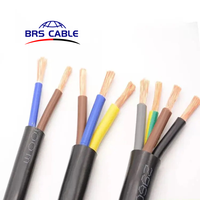 Kabel pompa bawah air bulat datar kabel pompa tahan air kawat listrik
