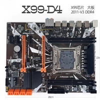 La carte mère X99 DDR3 DDR4 4 prend en charge les processeurs E5 2660 2668 2678 et autres CPU 2011V3 V4