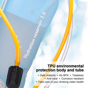 Réservoir d'eau à double <span class=keywords><strong>vessie</strong></span> d'hydratation de 2 <span class=keywords><strong>litres</strong></span> sans BPA pour sac d'hydratation transportant de l'eau et des électrolytes - Product Image 3