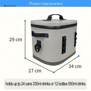 Nevera Portátil de 14L, 24 Latas, a Prueba de Fugas, Bolsa Térmica Impermeable, Bolsa de Picnic para Camping, Pesca y Playa - Product Image 2