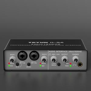 Carte <span class=keywords><strong>son</strong></span> externe professionnelle compacte, sans pilote, pour enregistrement en direct, <span class=keywords><strong>montage</strong></span> musical et karaoké – Meilleure vente transfrontalière - Product Image 2