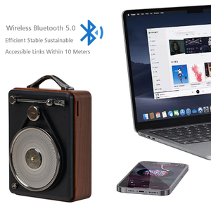 <span class=keywords><strong>Lecteur</strong></span> de disques vinyles vintage populaire et abordable, mini gramophone, <span class=keywords><strong>petit</strong></span> système audio avec haut-parleur - Product Image 5