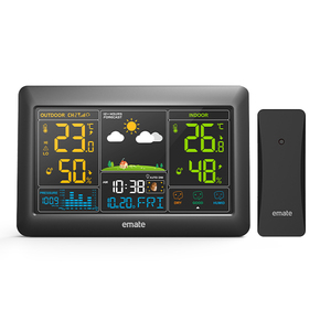 Trạm Thời Tiết Cảm Biến Kỹ Thuật Số Nhiệt Kế Đo Độ Ẩm - Product Image 1