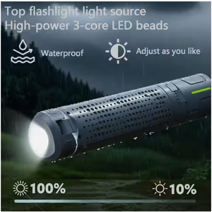 Lámparas de Trabajo Telescópicas Inalámbricas con 3 Cabezales LED, Linterna de Trípode de Emergencia Regulable - Product Image 4