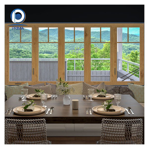 Prima 2025 Soundproof estilo francês alumínio Casement janelas personalizadas empurrar e puxar Swing janelas - Product Image 6