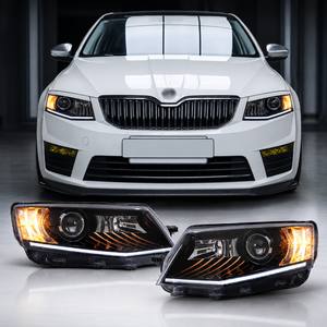 Accessoires automobiles YU GUANG pour <span class=keywords><strong>Skoda</strong></span> <span class=keywords><strong>Octavia</strong></span> MK3 2015-2018 : Phares LED DRL et éclairage avant améliorés pour <span class=keywords><strong>Skoda</strong></span> <span class=keywords><strong>Octavia</strong></span> Mk3 <span class=keywords><strong>VRS</strong></span> - Product Image 1