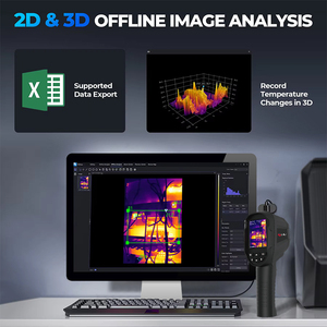 Hoch auflösender 256*192 Infrarot-Thermokamera-Handheld zur Erkennung von Wasser lecks - Product Image 4